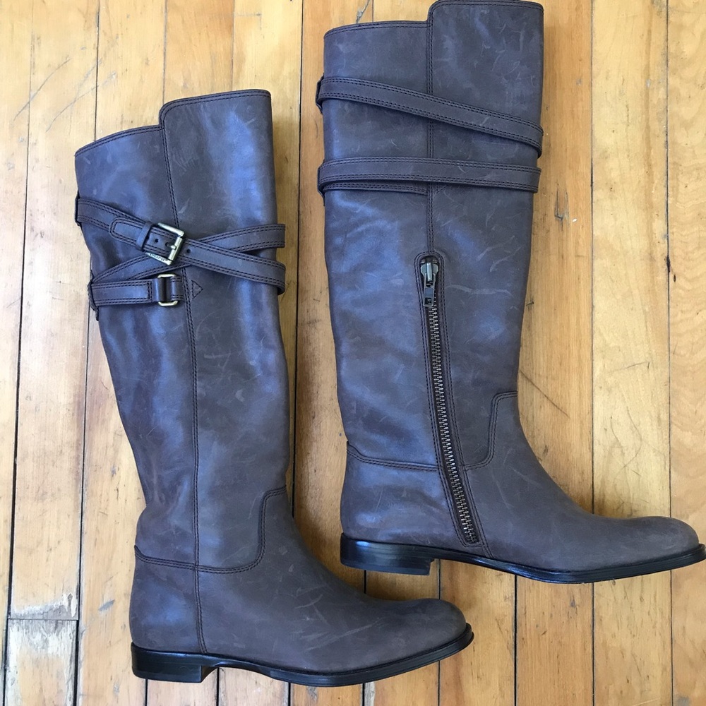 Coach “Murphy” Nubuck Riding boots. Size 5.5